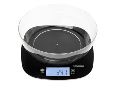 Adler Kitchen Scale with a bowl | MS 3179b | Graduation 1 g | Display type LCD | Black