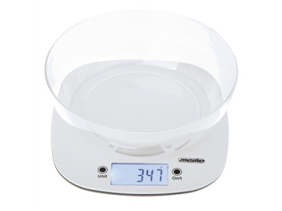 Adler Kitchen Scale with a bowl | MS 3179w | Graduation 1 g | Display type LCD | White