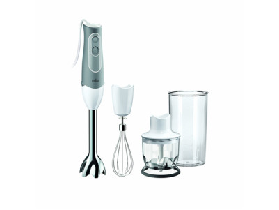 Braun | Blender | MQ525 | Hand Blender | 600 W | Number of speeds 2 | Chopper | White