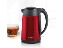 Bosch | Kettle | DesignLine TWK3P424 | Electric | 2400 W | 1.7 L | Stainless steel | 360 rotational base | Red