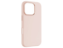 Fixed MagFlow | Back cover | Apple | iPhone 16 Pro | Liquid silicon | Pink