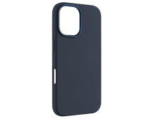 Fixed MagFlow | Back cover | Apple | iPhone 16 | Liquid silicon | Blue