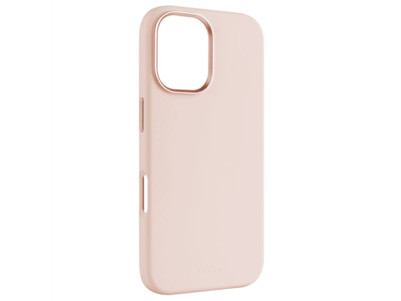 Fixed MagFlow | Back cover | Apple | iPhone 16 | Liquid silicon | Pink