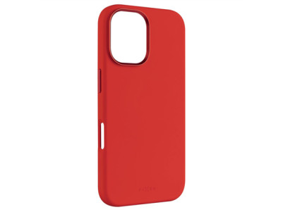 Fixed MagFlow | Back cover | Apple | iPhone 16 | Liquid silicon | Red