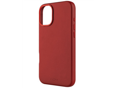 Fixed MagLeather | Back cover | Apple | iPhone 16 Plus | Leather | Red