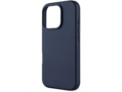 Fixed MagLeather | Back cover | Apple | iPhone 16 Pro | Leather | Blue