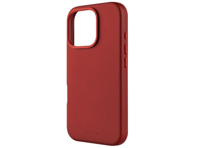 Fixed MagLeather | Back cover | Apple | iPhone 16 Pro | Leather | Red