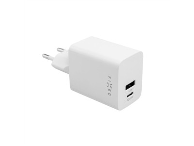 Fixed Mini USB-C/USB Travel Charger 45W | FIXC45M-CU-WH