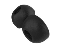 Fixed Plugs Pro, 2 sets, size L | Plugs | Apple | Airpods Pro/Pro 2 | Foam | Black