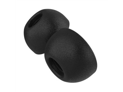 Fixed Plugs Pro, 2 sets, size L | Plugs | Apple | Airpods Pro/Pro 2 | Foam | Black