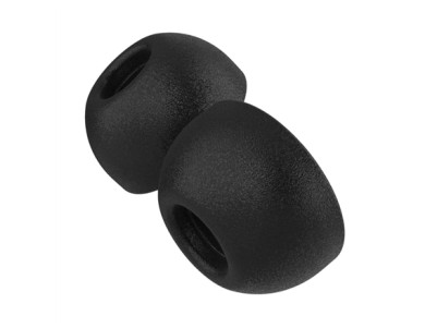 Fixed Plugs Pro, 2 sets, size M | Plugs | Apple | Airpods Pro/Pro 2 | Foam | Black