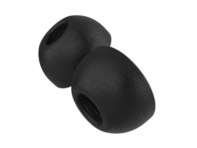 Fixed Plugs Pro, 2 sets, size S | Plugs | Apple | Airpods Pro/Pro 2 | Foam | Black