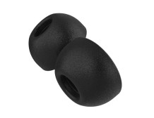 Fixed Plugs Pro, 2 sets, size XS | Plugs | Apple | Airpods Pro/Pro 2 | Foam | Black