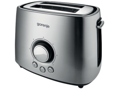 Gorenje | Toaster | T1000E | Power 1000 W | Number of slots 2 | Housing material Metal | Stainless Steel