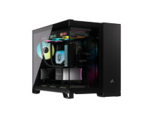 Corsair 2500X Mid-Tower Dual Chamber PC Case, Black