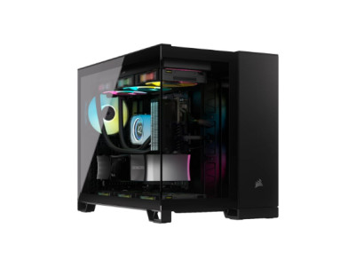 Corsair 2500X Mid-Tower Dual Chamber PC Case, Black