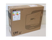 SALE OUT. Acer CB2 Series ZeroFrame CB242YEBMIPRX 23.8", LCD IPS,1920x1080/16:9/1ms/250/1m:1/1xHDMI/1xVGA/1xDP/Audio In/Out/Blac