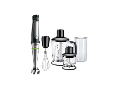 Braun | MultiQuick 7 Hand Blender | MQ 7045X | Hand Blender | 1000 W | Number of speeds 6 | Chopper | Black/Stainless steel