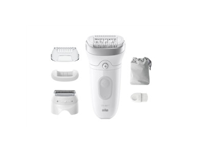 Braun Epilator | SE7-041 Silk pil 7 | Number of power levels 2 | Wet & Dry | White/Silver