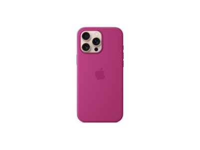 Apple iPhone 16 Pro Max Silicone Case with MagSafe - Fuchsia