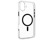 Fixed | MagPurity | Back Cover | Apple | iPhone 16 Plus | TPU | Clear, Black