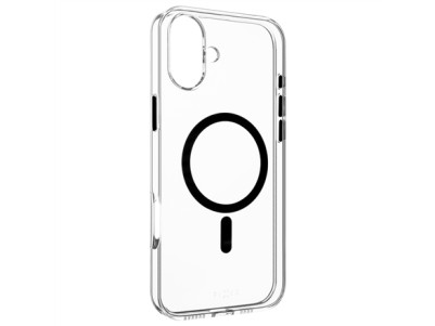 Fixed | MagPurity | Back Cover | Apple | iPhone 16 Plus | TPU | Clear, Black