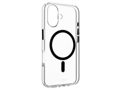 Fixed | MagPurity | Back Cover | Apple | iPhone 16 | TPU | Clear, Black