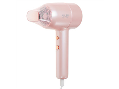 Adler Hair Dryer | AD 2279p | 1800 W | Number of temperature settings 2 | Ionic function | Pink