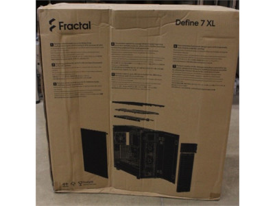 SALE OUT. Fractal Define 7 XL Black TG Dark Tint | Fractal Design | Define 7 XL TG Dark Tint | Side window | Black | E-ATX | DAM