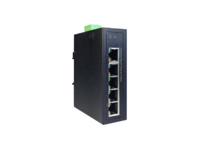 Digitus Industrial 5 Port Gigabit Switch | DN-651107 | Unmanaged | DIN rail mountable