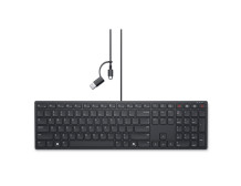 Dell | Collaboration Keyboard | KB525C | Keyboard | Wired | Russian (QWERTY) | Black | USB-C