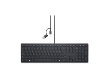 Dell | Collaboration Keyboard | KB525C | Keyboard | Wired | US (QWERTY) | Black | USB-C