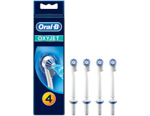 Oral-B | ED 17-4 | Toothbrush Heads, OxyJet | Heads | For adults | Number of brush heads included 4 | White