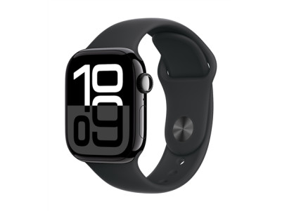 Apple Watch Series 10 | Smart watch | GPS (satellite) | Always-On Retina | Waterproof | Jet Black