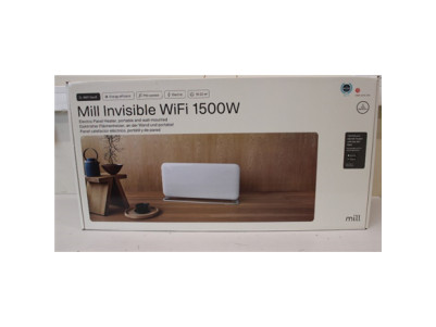 SALE OUT. Mill PA1500WIFI3A GEN3 Heater, WiFi Panel, Steel, Power 1500 W, White | Mill | Heater | PA1500WIFI3A GEN3 | Panel Heat