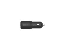 BELKIN BOOST CHARGE 42w - 30w USB-C PD PPS + 12w USB-A Car Charger, Black | Belkin