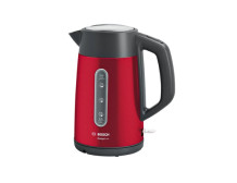 Bosch | Kettle | DesignLine TWK4P434 | Electric | 2400 W | 1.7 L | Stainless steel | 360 rotational base | Red/Black