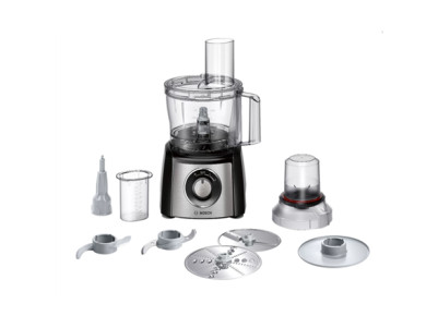 Bosch | Food Processor | MCM3401M | 800 W | Number of speeds 2 | Bowl capacity 2.3 L | Blender | Meat mincer | Black/Stainless s