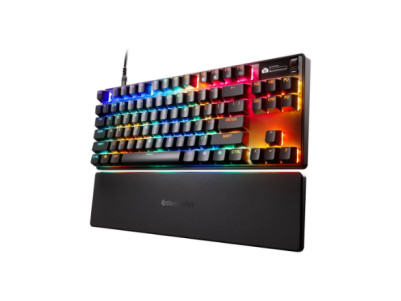 SteelSeries Apex Pro TKL Gen 3 | Gaming keyboard | Wired | US | Black | USB-C | OmniPoint 3.0 Adjustable HyperMagnetic Switches