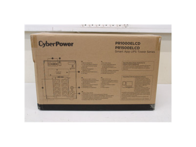 SALE OUT.CyberPower PR1500ELCD Smart App UPS Systems CyberPower Smart App UPS Systems PR1500ELCD 1500 VA 1350 W DAMAGED PACKAGIN