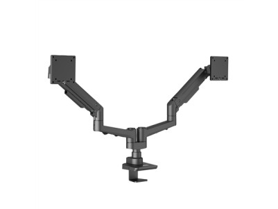 EDBAK Desk Mount | DMV02 Dual Swing Arm | Height adjustment, Tilt | 19-35 " | Maximum weight (capacity) 20 kg | Black