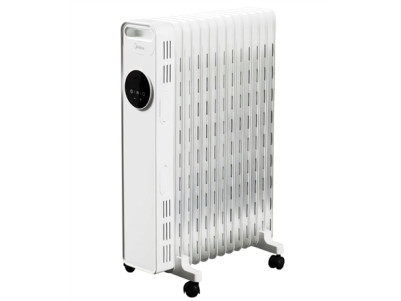 Midea Oil Radiator Heater | NY2513-22MR | Oil Radiator | 2500 W | Number of power levels 3 | Suitable for rooms up to 35 m | Whi