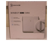 SALE OUT. Ecovacs Window cleaning robot WINBOT W2 OMNI, Auto-Spray, Intelligent steady climbing system, WIN-SLAM 4.0, White + 6 