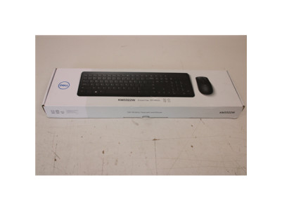 SALE OUT. Dell Keyboard and Mouse KM3322W Wireless US International, REFURBISHED | Dell Keyboard and Mouse | KM3322W | Keyboard 