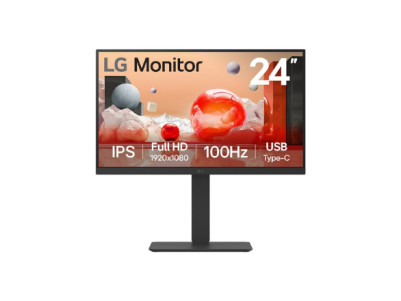 LG 24BA650-B | 23.8 " | IPS | 16:9 | 100 Hz | 5 ms | 1920 x 1080 pixels | 250 cd/m | HDMI ports quantity 1 | Black