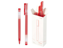 Xiaomi High-capacity Gel Pen, 10-Pack, Red