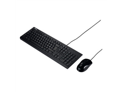 Asus U2000 | Keyboard and Mouse Set | Wired | US | Black