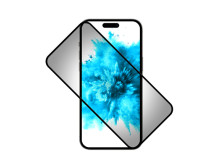 Fixed | Privacy Full Cover | Apple | iPhone 16 Pro | Tempered Glass | Black | Screen Protector