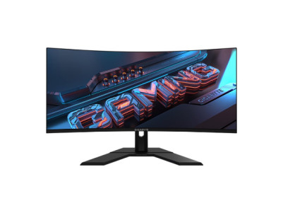 Gigabyte | Gaming Monitor | GS34WQC EU1 | 34 " | VA | 135 Hz | 1 ms | HDMI ports quantity 2 | Black