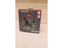 SALE OUT. GENESIS Neon 200 Gaming Headset, On-Ear, Wired, Microphone, Black | Genesis | Gaming Headset | Neon 200 | Wired | On-E